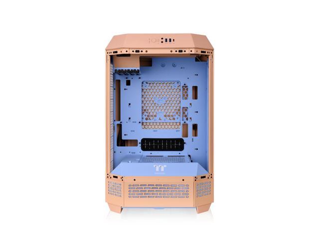 Thermaltake Tower 300 Summer Edition Peach Fuzz Micro-ATX Case; 2x140mm CT Fan Included; Supports Up to 420mm Radiator; Horizontal Display Capable;...