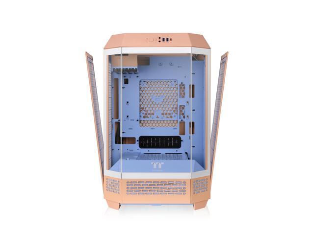 Thermaltake Tower 300 Summer Edition Peach Fuzz Micro-ATX Case; 2x140mm CT Fan Included; Supports Up to 420mm Radiator; Horizontal Display Capable;...