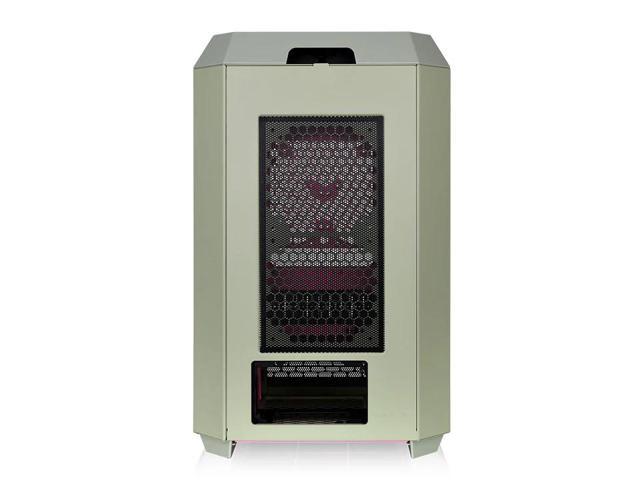 Thermaltake Tower 300 Summer Edition Matcha Plum Micro-ATX Case; 2x140mm CT Fan Included; Supports Up to 420mm Radiator; Horizontal Display...