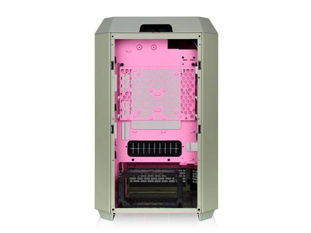 Thermaltake Tower 300 Summer Edition Matcha Plum Micro-ATX Case; 2x140mm CT Fan Included; Supports Up to 420mm Radiator; Horizontal Display...