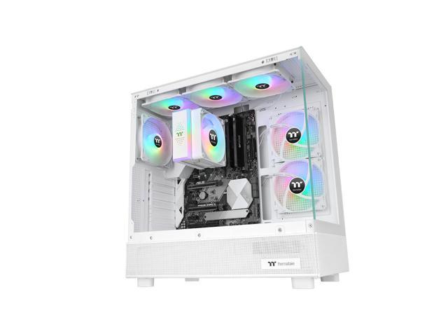 Thermaltake - LE120 ARGB Sync 120mm PWM Computer Case Cooling Fan (3-Pack) - Snow - image 7