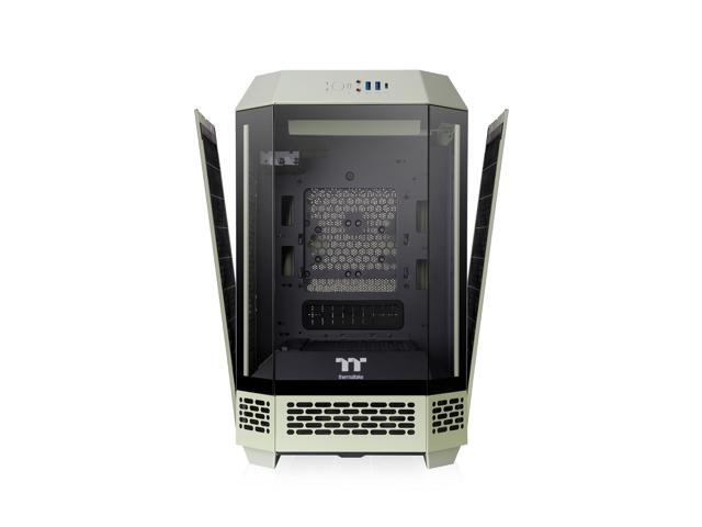 Thermaltake Tower 250 Matcha Green Mini-ITX Mini Tower 2x120mm CT Fans Included, 360mm Radiator Support 360mm GPU Clearance Dual Chamber...