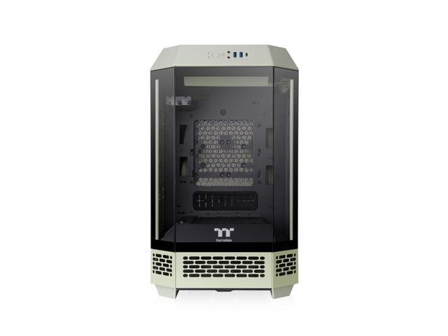 Thermaltake Tower 250 Matcha Green Mini-ITX Mini Tower 2x120mm CT Fans Included, 360mm Radiator Support 360mm GPU Clearance Dual Chamber...