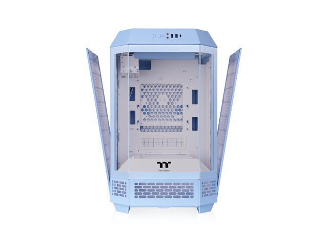 Thermaltake Tower 250 Hydrangea Blue Mini-ITX Mini Tower 2x120mm CT Fans Included, 360mm Radiator Support 360mm GPU Clearance Dual Chamber...