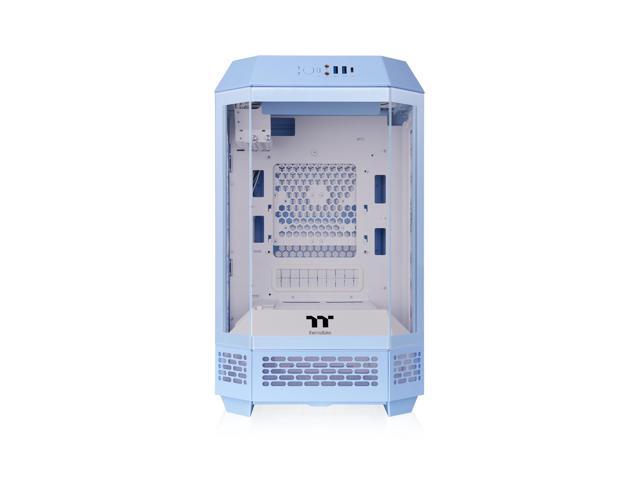 Thermaltake Tower 250 Hydrangea Blue Mini-ITX Mini Tower 2x120mm CT Fans Included, 360mm Radiator Support 360mm GPU Clearance Dual Chamber...