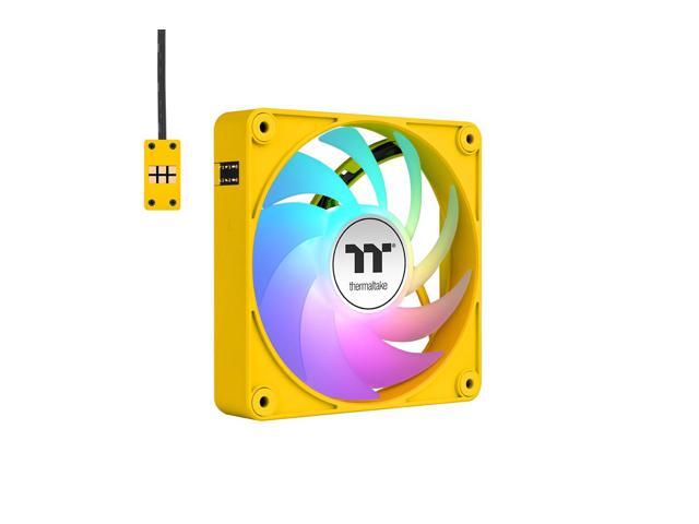 Thermaltake CT120 EX ARGB Sync PC Cooling Fan 3 Pack, PWM 500~2000 RPM, 5V Motherboard Sync, 16.8 Million Colors 9 LEDs, MagForce 2.0 Connectors,...