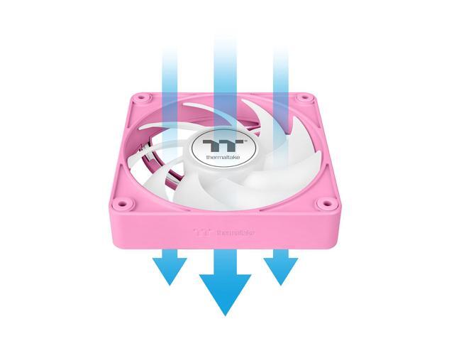 Thermaltake - CT120 EX ARGB Sync 120mm Computer Case Cooling Fan (3-Pack) - Bubble Pink - image 6