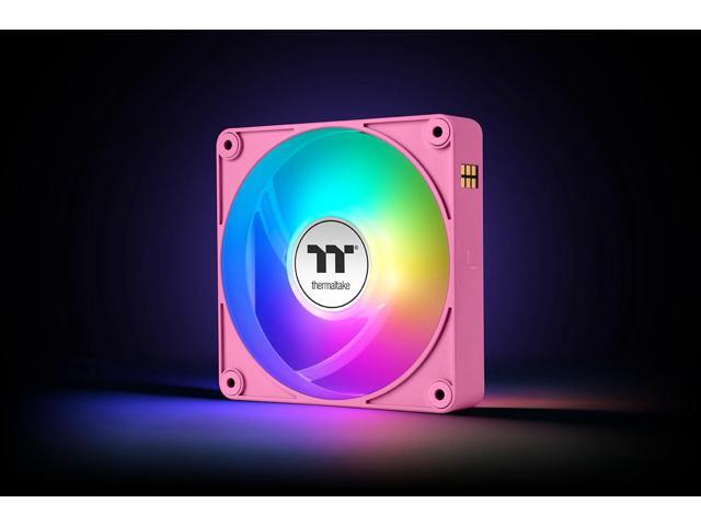 Thermaltake - CT120 EX ARGB Sync 120mm Computer Case Cooling Fan (3-Pack) - Bubble Pink - image 7