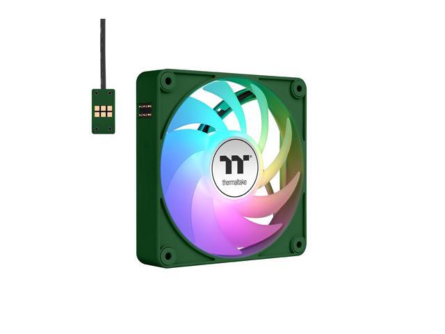 Thermaltake CT140 EX ARGB Sync PC Cooling Fan 3 Pack, PWM 500~1800 RPM, 5V Motherboard Sync, 16.8 Million Colors 9 LEDs, MagForce 2.0 Connectors,...
