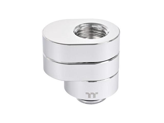 Thermaltake Pacific F-Pro 360° Degree Rotary Offset Chrome G 1/4 Thread DIY LCS Fitting CL-W437-CU00SL-A