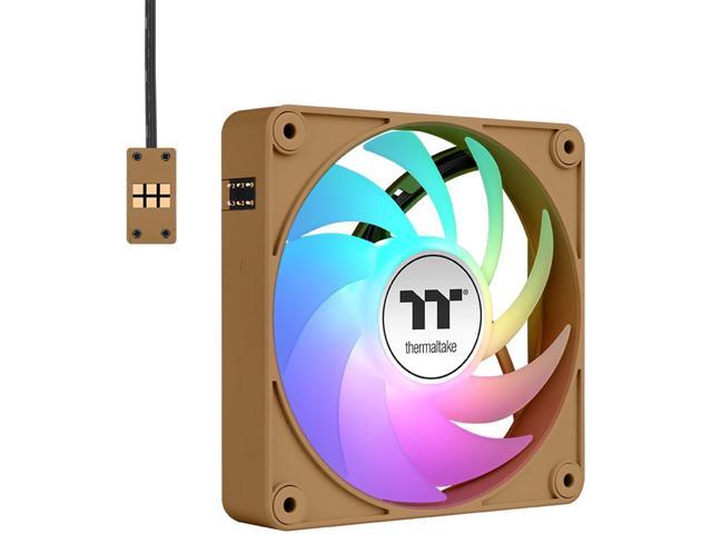 Thermaltake CT120 EX Reverse ARGB Sync PC Cooling Fan 3 Pack, 500~2000 RPM, 5V Mobo Sync, 16.8 Million Colors 9 LEDs, MagForce 2.0 Connectors,...