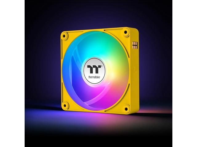 Thermaltake CT140 EX Reverse ARGB Sync PC Cooling Fan 3 Pack, 500~1800 RPM, 5V Mobo Sync, 16.8 Million Colors 9 LEDs, MagForce 2.0 Connectors,...