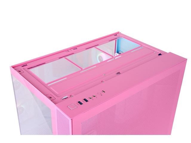 Thermaltake - View 380 TG ARGB ATX Mid-Tower PC Case - Bubble Pink - image 7