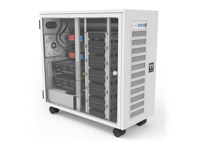 Thermaltake AX700 Snow TG Super Tower; SSI-CEB/SSI-EEB/XL-ATX/E-ATX; 560mm Radiator Support; 360mm-630mm GPU Clearance; Support for up to 18x 3.5...