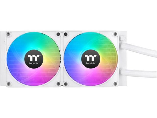 Thermaltake TH240 V2 Ultra EX ARGB AIO Cooler/Snow/Water Block 2.1' LCD/Fan 120 * 2/Magnetic Quick Connection/MB ARGB Sync Control/LCD Software...