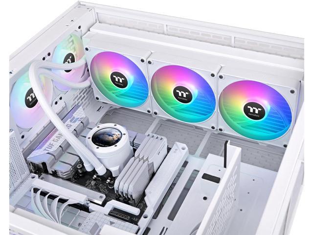 Thermaltake TH420 V2 Ultra EX ARGB AIO Cooler/Snow/Water Block 2.1' LCD/Fan 140 * 3/Magnetic Quick Connection/MB ARGB Sync Control/LCD Software...