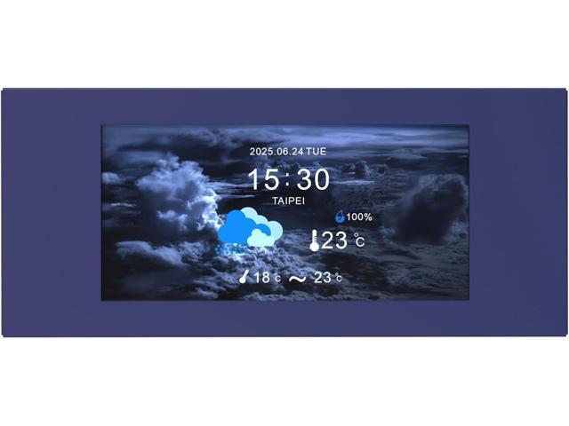 Thermaltake View 600 TG 6.0 Inch LCD Screen Panel Kit; LCD and Panel; 1480x720p; TTRGBPlus 3.0 Supported; Type-C to USB (9-Pin); Future Dusk;...
