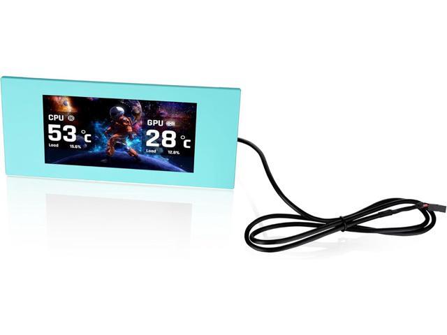 Thermaltake View 600 TG 6.0 Inch LCD Screen Panel Kit; LCD and Panel; 1480x720p; TTRGBPlus 3.0 Supported; Type-C to USB (9-Pin); Mint Strawberry;...