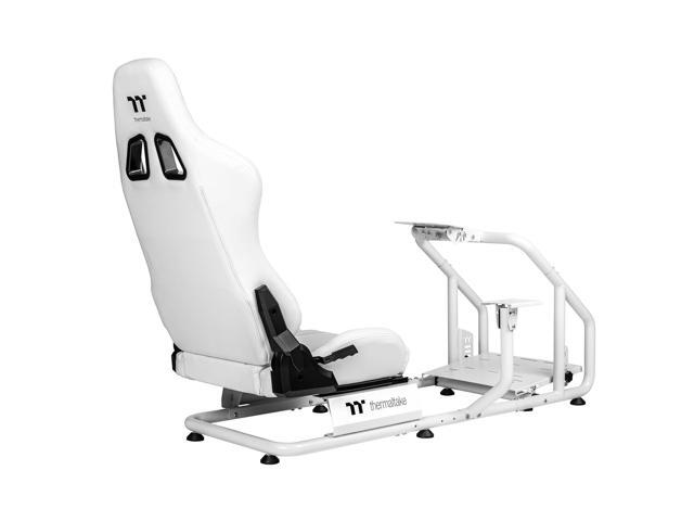 Thermaltake GR300 Racing Simulator Cockpit; Adjustable PVC Seat; Adjustable Pedal & Wheel Mounts; Shifter Mount Included; Compatible with...