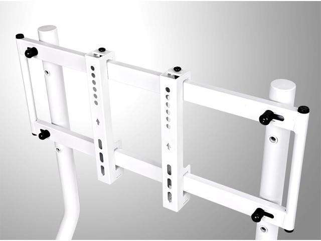 Thermaltake GR300 Racing Simulator Monitor Stand; Single Monitor or TV; 32' to 50' Screens; VESA Mounting; Powder Coated Steel; White;...