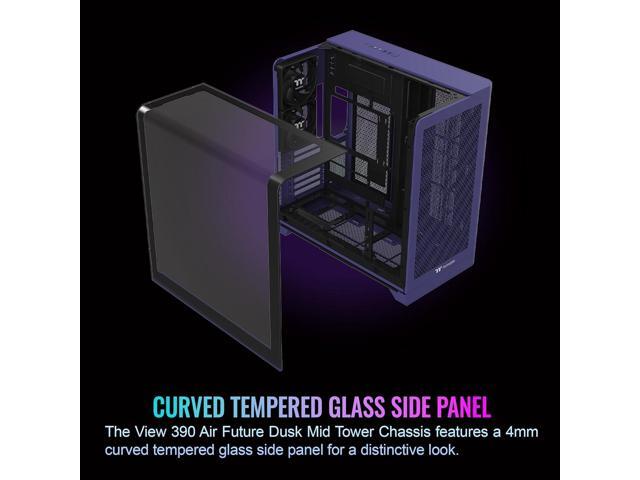 Thermaltake View 390 Air; Mid Tower; 2x120mm CT Fans Included; 360mm Radiator Support; 420mm GPU Clearance; Hidden Connector Support; Rotatable...