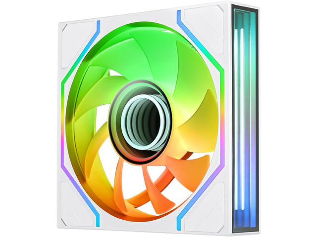 Thermaltake SWAFAN 120 EX Infinity ARGB White Infinity Mirror Hub and Frame PC Cooling Fan CL-F265-PL12SW-A