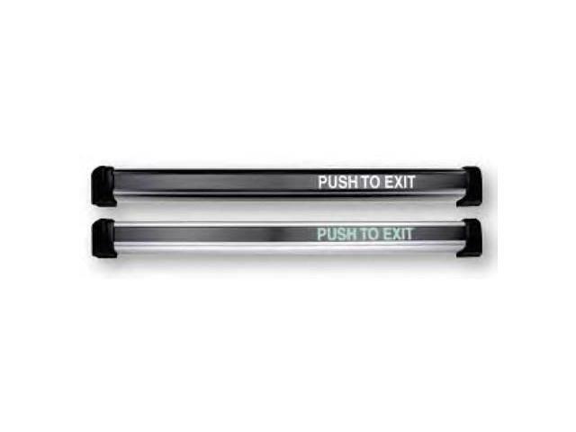 SECURITRON DSB-BK Push to Exit Bar,Black,Width 36 In.