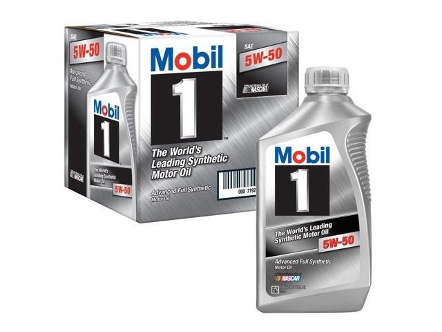 Mobil 1 106035 Synthetic 5W-50 Motor Oil - 1 quart