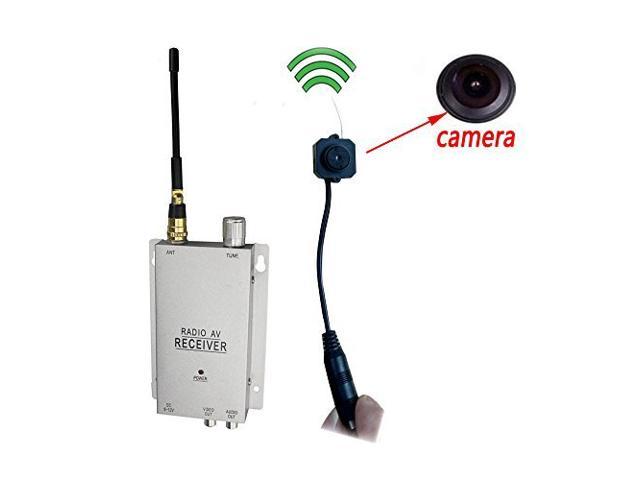Wireless Security Camera with Receiver Spy Pinhole Micro Cam Complete Surveillance System CCTV Camera