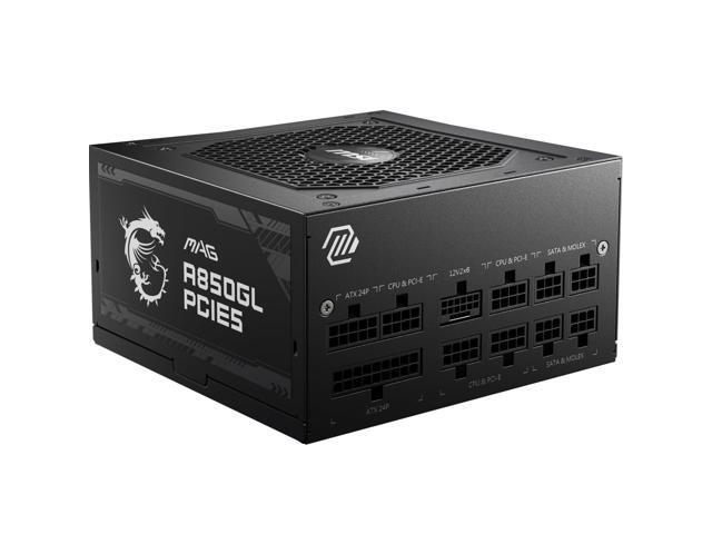 MSI MAG A850GL PCIE5 power supply unit 850 W 20+4 pin ATX ATX Black