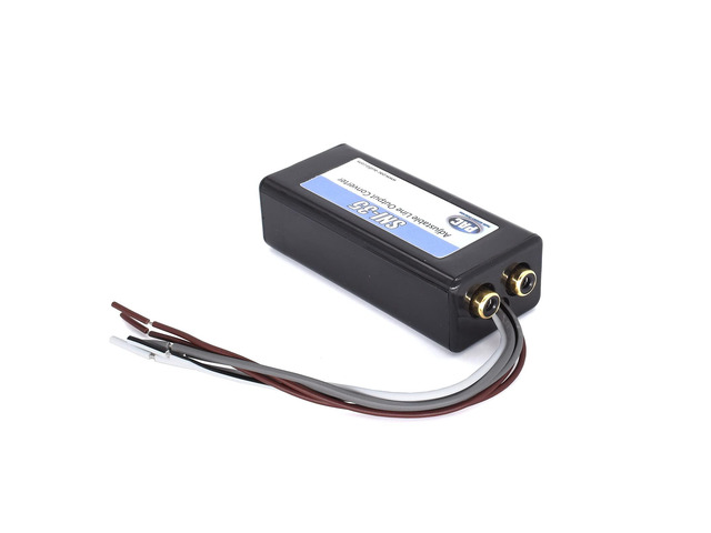 SNI-35 Variable LOC Line Out Converter 1.2x6.25x5.9 Adjustable 2 channel preamp feed adds an amp to a factory radio, dash-friendly comt design,...