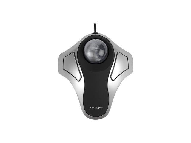 Kensington Orbit Optical Trackball Mouse, USB 2.0, Left/Right Hand Use, Black/Silver