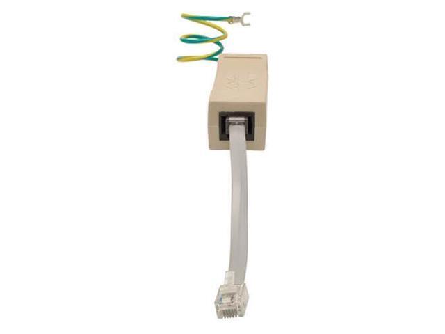 tripp lite 2 network and phone in-line surge protector (dtel2)