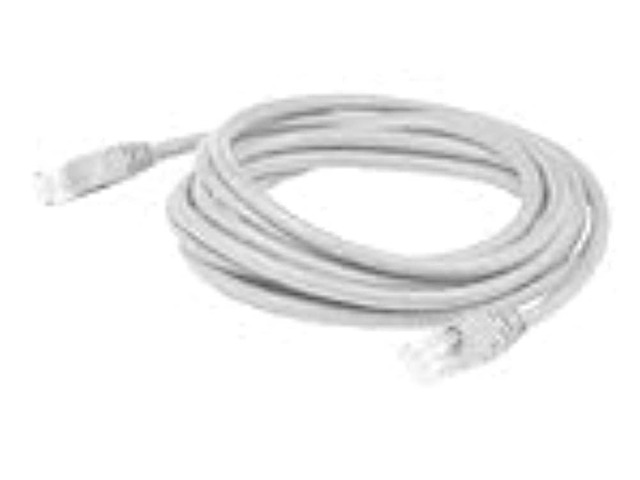 AddOn 10FT RJ-45 (Male) to RJ-45 (Male) Straight White CAT6 UTP PVC Copper Patch