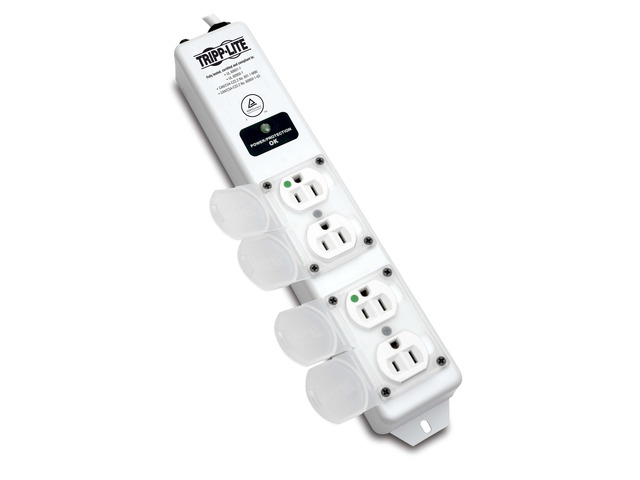 Safe-IT 4-Outlet Medical-Grade Surge Protector Power Strip, UL 60601-1 Compliance, Not for Patient-Care Vicinity, 15ft. Power Cord with NEMA...