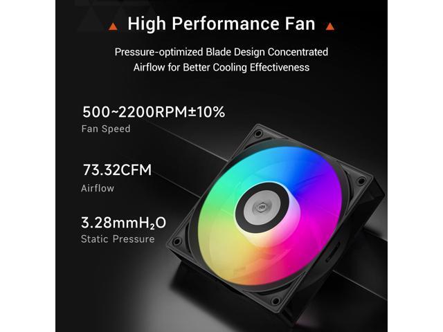PCCOOLER CPS ARGB CPU Cooler, RT400 ARGB 4 Heat Pipes, 120mm PWM Fan, 235W TDP, Quiet Cooling, Universal for Intel LGA 115X/1200/1700/1851 & AMD...