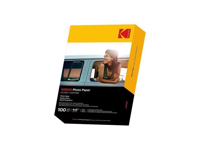 Kodak Glossy Photo Paper 4' x 6' 100 Sheets/Pack (41180)