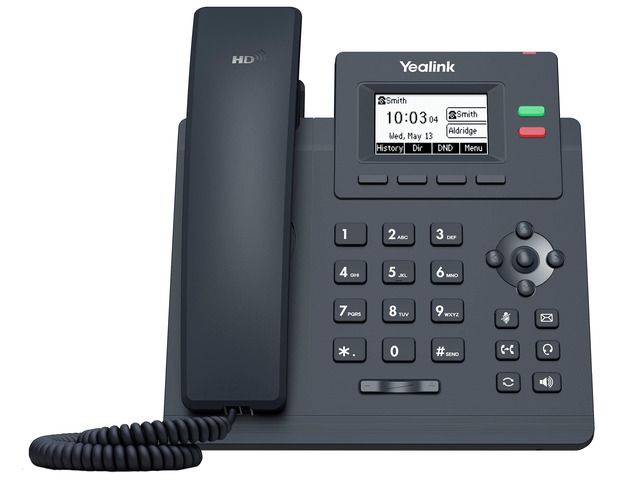T31G IP Phone, 2 VoIP Accounts. 2.3-Inch Graphical Display. Dual-Port Gigabit Ethernet, 802.3af PoE, Power Adapter Not Included (SIP-T31G)