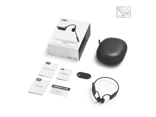 Shokz - OpenComm2 Bone Conduction Stereo Bluetooth Headset 2025 Upgrade - Black - image 7