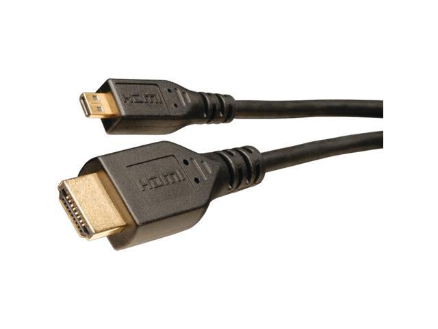 Eaton Tripp Lite HDMI to Micro HDMI Cable with Ethernet, Digital Video with Audio Adapter (M/M) 6-ft. (P570-006-MICRO),Black