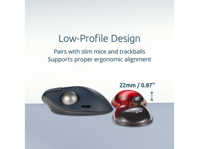 Kensington Slim Duo Gel Mouse Wrist Rest Support Cushion for Low Profile Mice & Trackballs, Ergonomic Mouse Wrist Support for Pain Relief,...