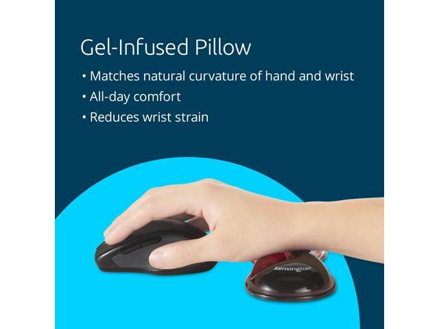 Kensington Slim Duo Gel Mouse Wrist Rest Support Cushion for Low Profile Mice & Trackballs, Ergonomic Mouse Wrist Support for Pain Relief,...