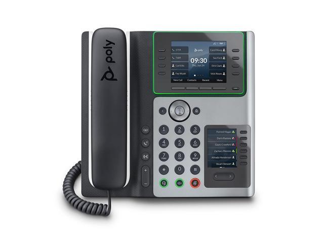 Poly Edge E450 IP Desk Phones (Plantronics + Polycom) Easy to Install with Included Wi-Fi 8-line Keys Supporting up to 32 Lines - Integrated...