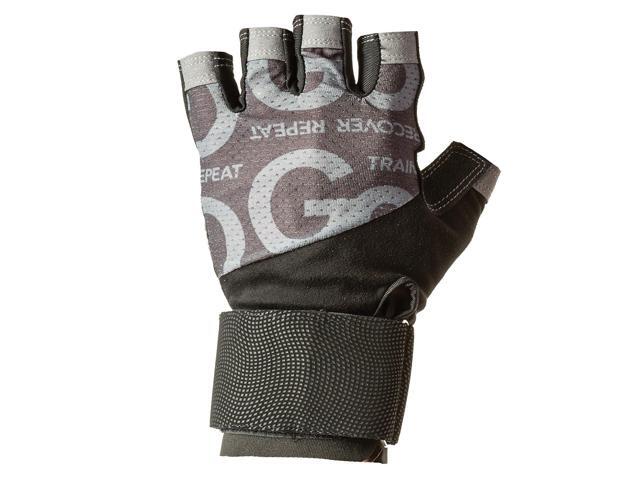 GoFit Pro Gray Trainer Wrist Wrap Gloves, Medium (GF-GTCW-M)