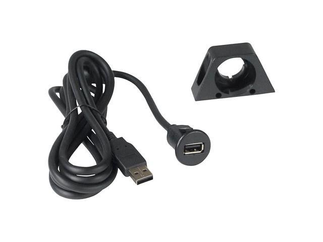 PAC - Universal 6’ Dash Mount USB Adapter - Black - image 11