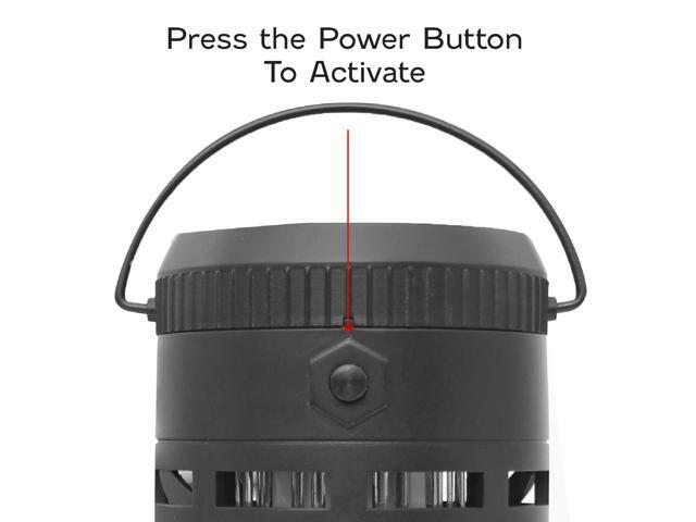 PIC Portable Insect Killer Lantern, Camping Bug Zapper, Outdoor Bug Zapper, Dual LED Mode Multipurpose Lantern, Pest Control,½ Acre Coverage