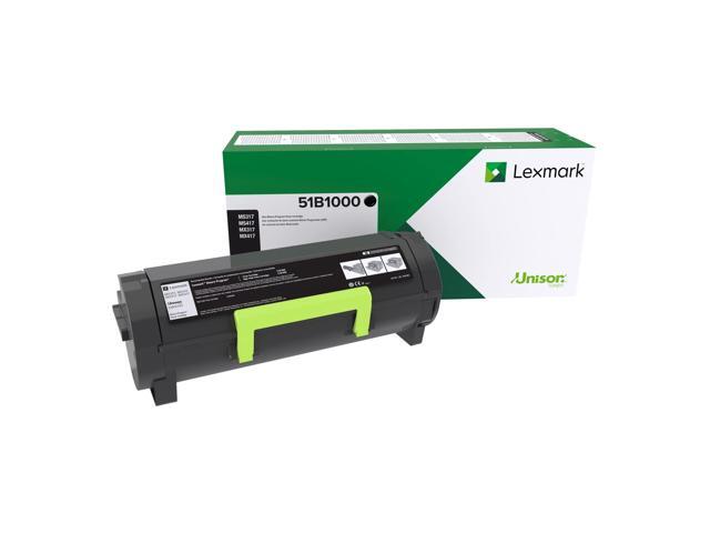 51B1000 MS317dn MX317dn MS417dn MX417de MS517dn MX517de MS617dn MS617de Return Program Cartridge Toner