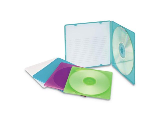 Innovera Slim CD Cases, Clear, 10 Pack