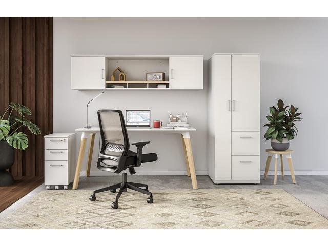 Safco Resi Gooseneck LED Desk Lamp - 18.5' High - Black 1018BL