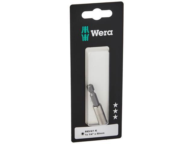 Wera - 5073401001 Hexagon 893/4/1 K SB Quick-Release Chuck, Universal Bit Holder 1/4'